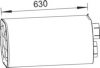 DINEX 64371 Middle-/End Silencer